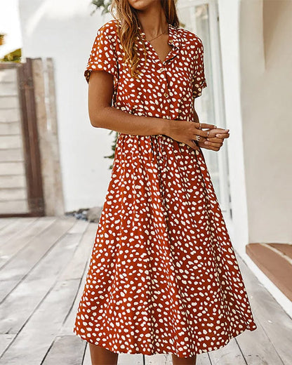 Mikalla - Kurzes Kleid - Schick - Moderner Stil - Ideal für den Frühling