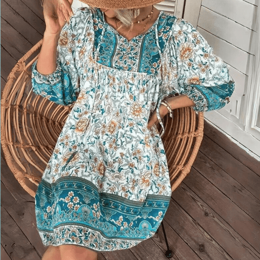 Lian - Elegantes Boho Sommer Minikleid - für Damen | Lässiges Stil