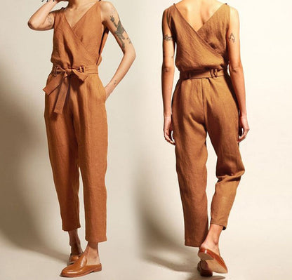 Alynne - Lässiger Ärmeloser Jumpsuit - Lässig - Klassisch - Ideal für den Alltag