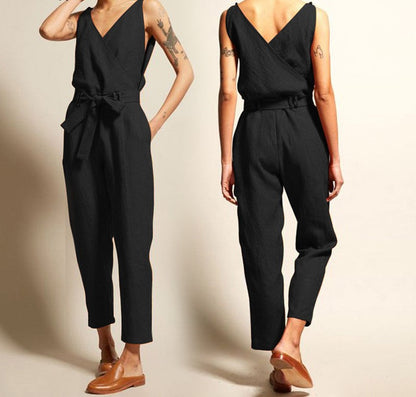 Alynne - Lässiger Ärmeloser Jumpsuit - Lässig - Klassisch - Ideal für den Alltag