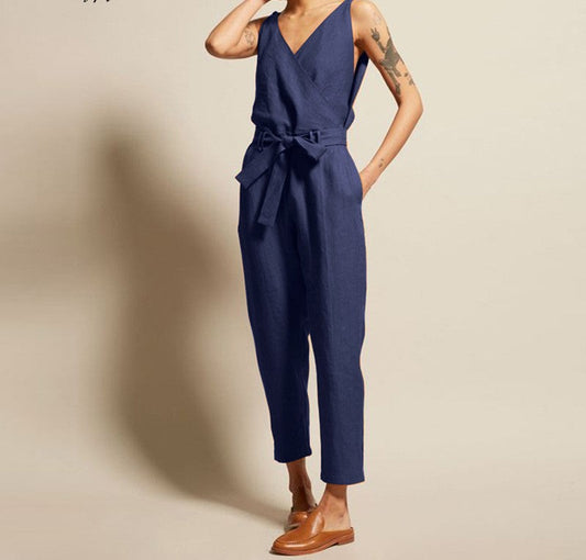 Alynne - Lässiger Ärmeloser Jumpsuit - Lässig - Klassisch - Ideal für den Alltag