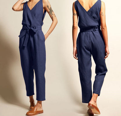 Alynne - Lässiger Ärmeloser Jumpsuit - Lässig - Klassisch - Ideal für den Alltag