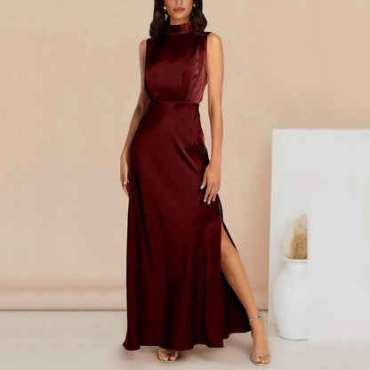 Elbertha - Italienisches Seiden Maxi-Abendkleid - für Damen | Formelle Anlässe