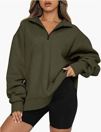 Sofia - Pullover - Schick/Elegant - Hochwertige Materialien/Reißverschluss - Alltagstauglich