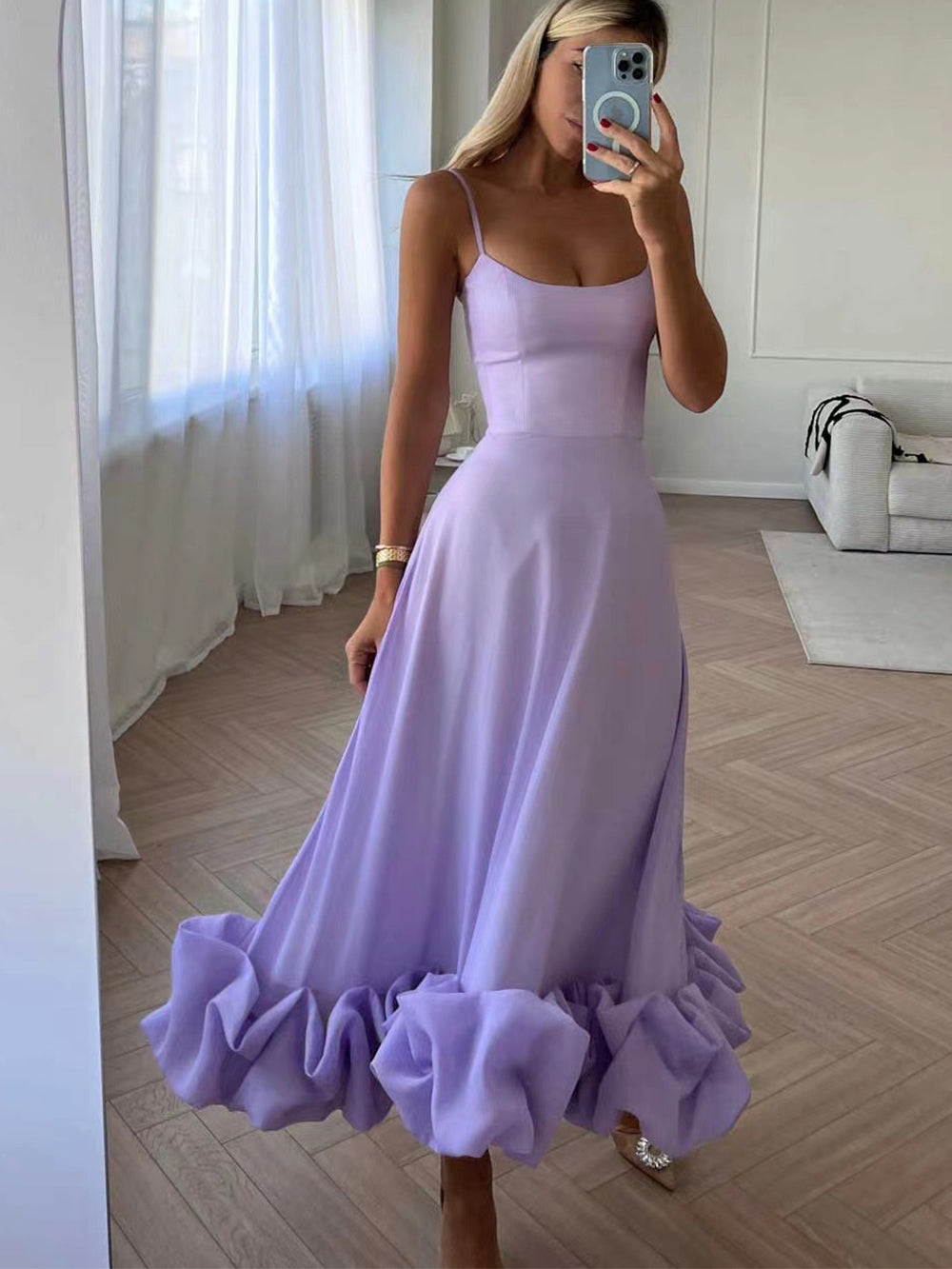 Aurora - Midikleid - Schick - Hochwertige Moderner Stil - Ideal für Partys