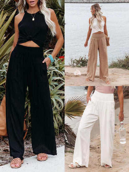 Ramona - Hose - Elegant - Umweltfreundlich, Moderner Stil/Leinen - Ideal für den Sommer