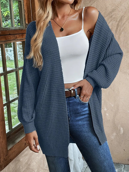 Lässiger Wollstrickcardigan für Damen | Perfekt für den Alltag