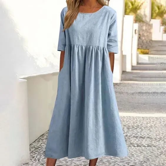 Gail - Midikleid - Schick - Moderner Stil Plissee - Alltagstauglich