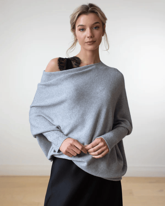 Natascha - Elegantes Pullover für Damen - Schulterfrei | Herbst & Winter Stil