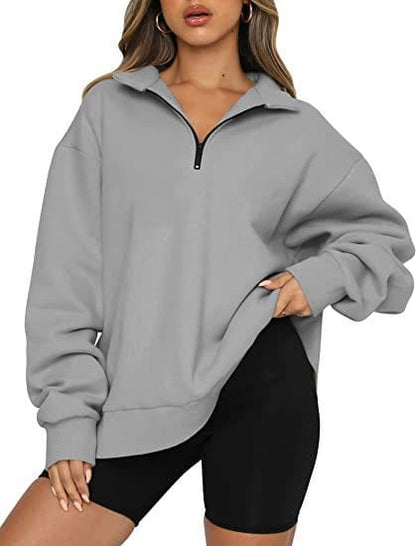 Sofia - Pullover - Schick/Elegant - Hochwertige Materialien/Reißverschluss - Alltagstauglich