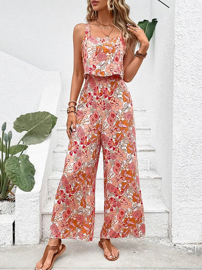 Cristel - Sexy Geblümter Jumpsuit - Schick - Hochwertige Moderner Stil - Ideal für den Sommer