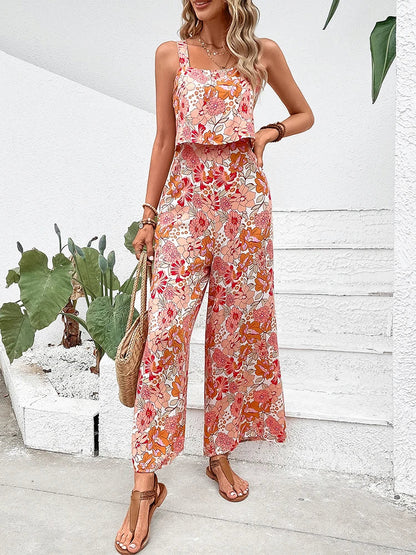 Cristel - Sexy Geblümter Jumpsuit - Schick - Hochwertige Moderner Stil - Ideal für den Sommer