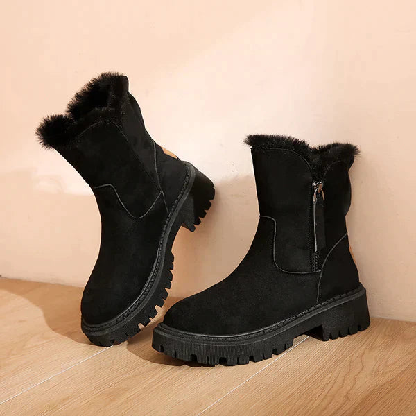 Casual Flache Stiefeletten mit Reißverschluss für Damen | Perfekt für den Alltag