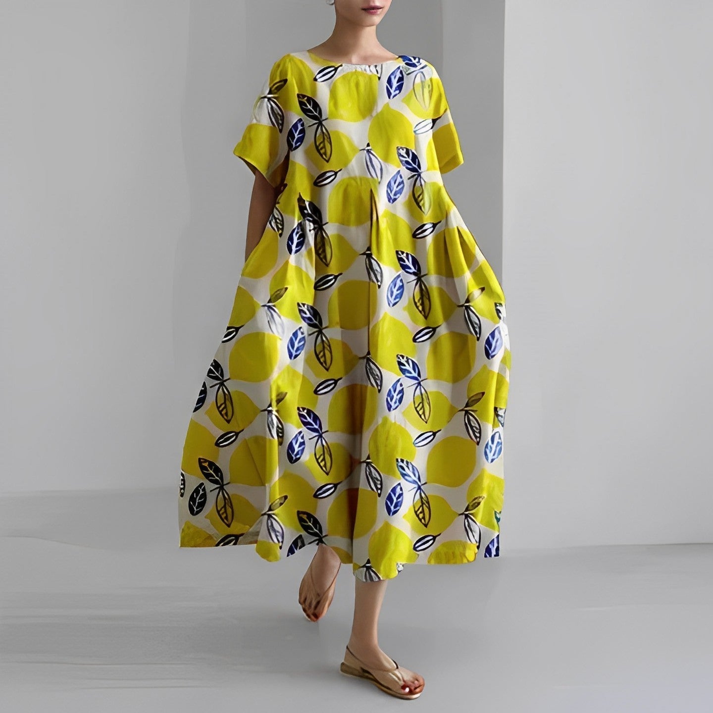 Brendina - Langes Kleid - Boho - Hochwertige Moderner Stil - Für den Täglichen Gebrauch