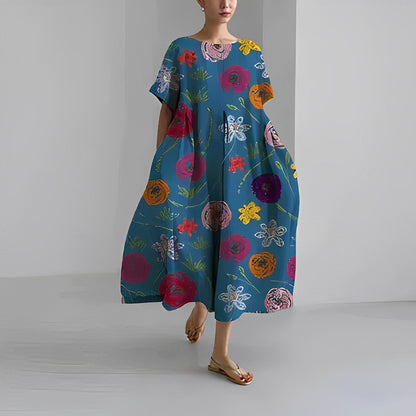 Brendina - Langes Kleid - Boho - Hochwertige Moderner Stil - Für den Täglichen Gebrauch