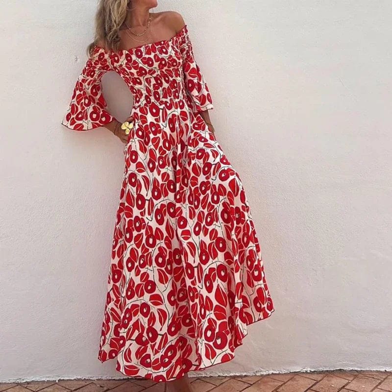 Maren - Off-Shoulder Kleid - Schick - Atmungsaktiv - Ideal für Formelle Anlässe