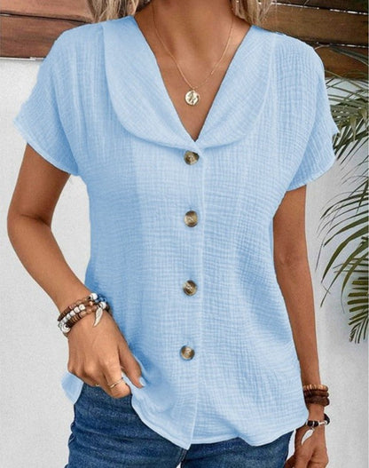 Berthane - Lässige Bluse - Schick - Hochwertige Moderner Stil - Perfekt für Legere Tage