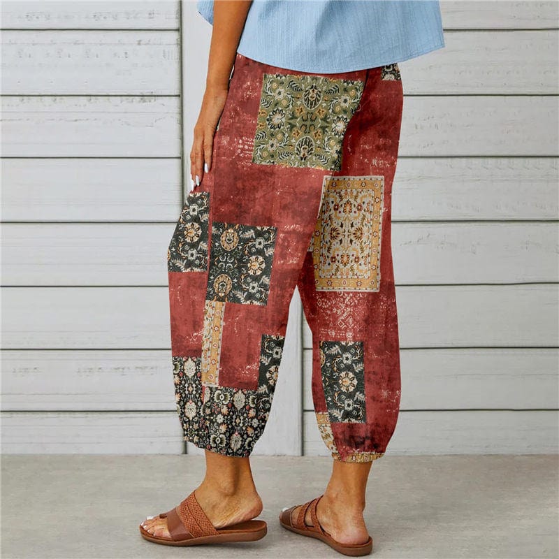 Marla - Vintage-Hose - Boho - Leinen - Alltagskleidung