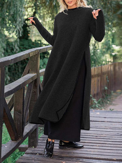 Georgine - Lockeres langärmeliges Kleid - Elegant - Saison-Kollektion - Ideal für den Herbst