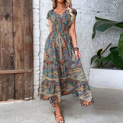 Wendilyn - Langes Kleid - Boho - Hochwertiger Stoff - Ideal für Sommer