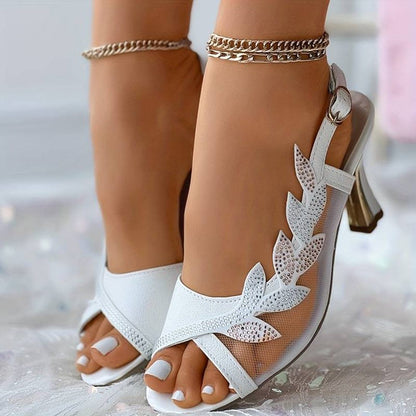 Sabina - Sandalen mit Absatz - Elegant - Hochwertige Materialien - Ideal für besondere Anlässe