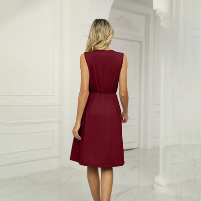 Livianna - Kurzes Kleid - Kinn - Moderner Stil - Formelle Anlässe