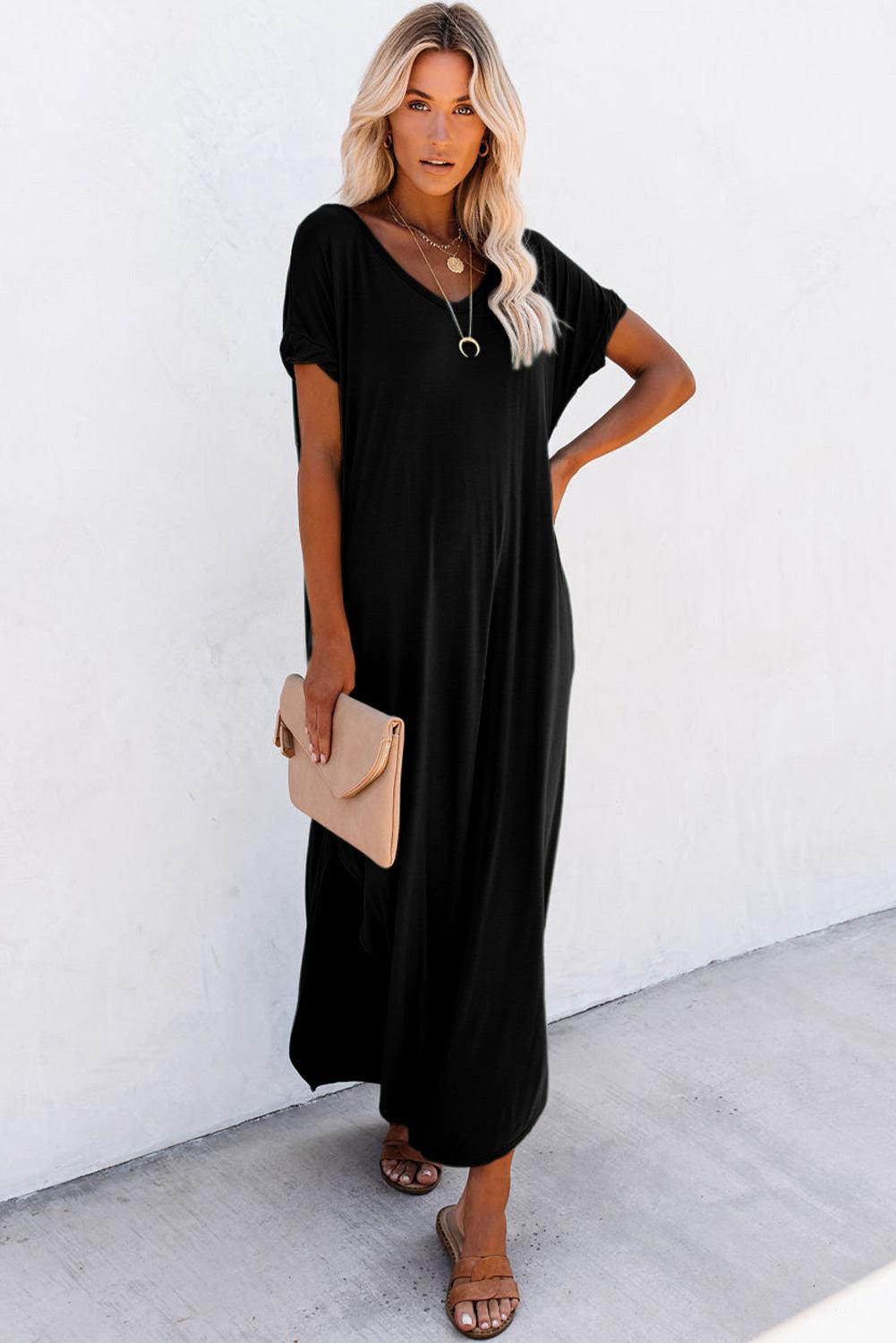 Korrie - Maxi Dress - Vintage - Gewebe - Ideal für Sommer