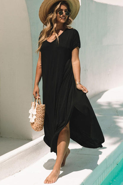 Korrie - Maxi Dress - Vintage - Gewebe - Ideal für Sommer