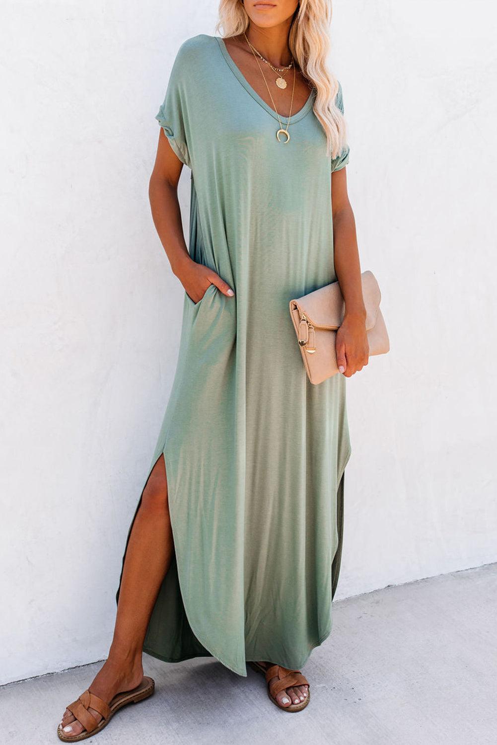 Korrie - Maxi Dress - Vintage - Gewebe - Ideal für Sommer